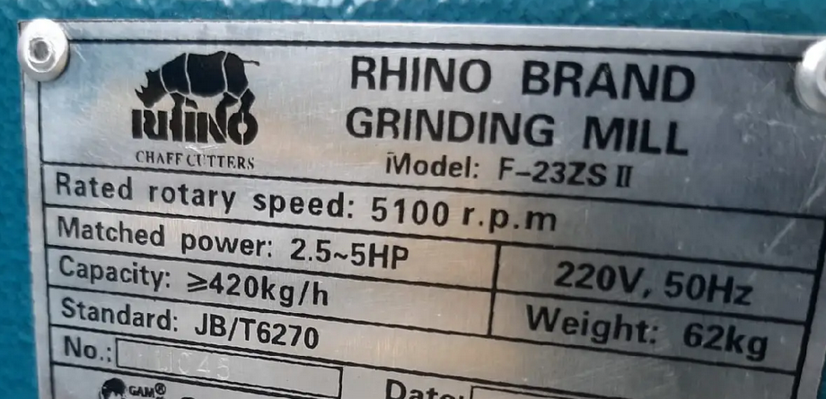 F19 Disc Mill Machine