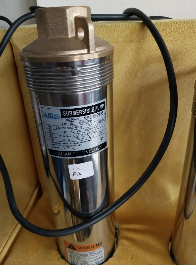 submersible pump